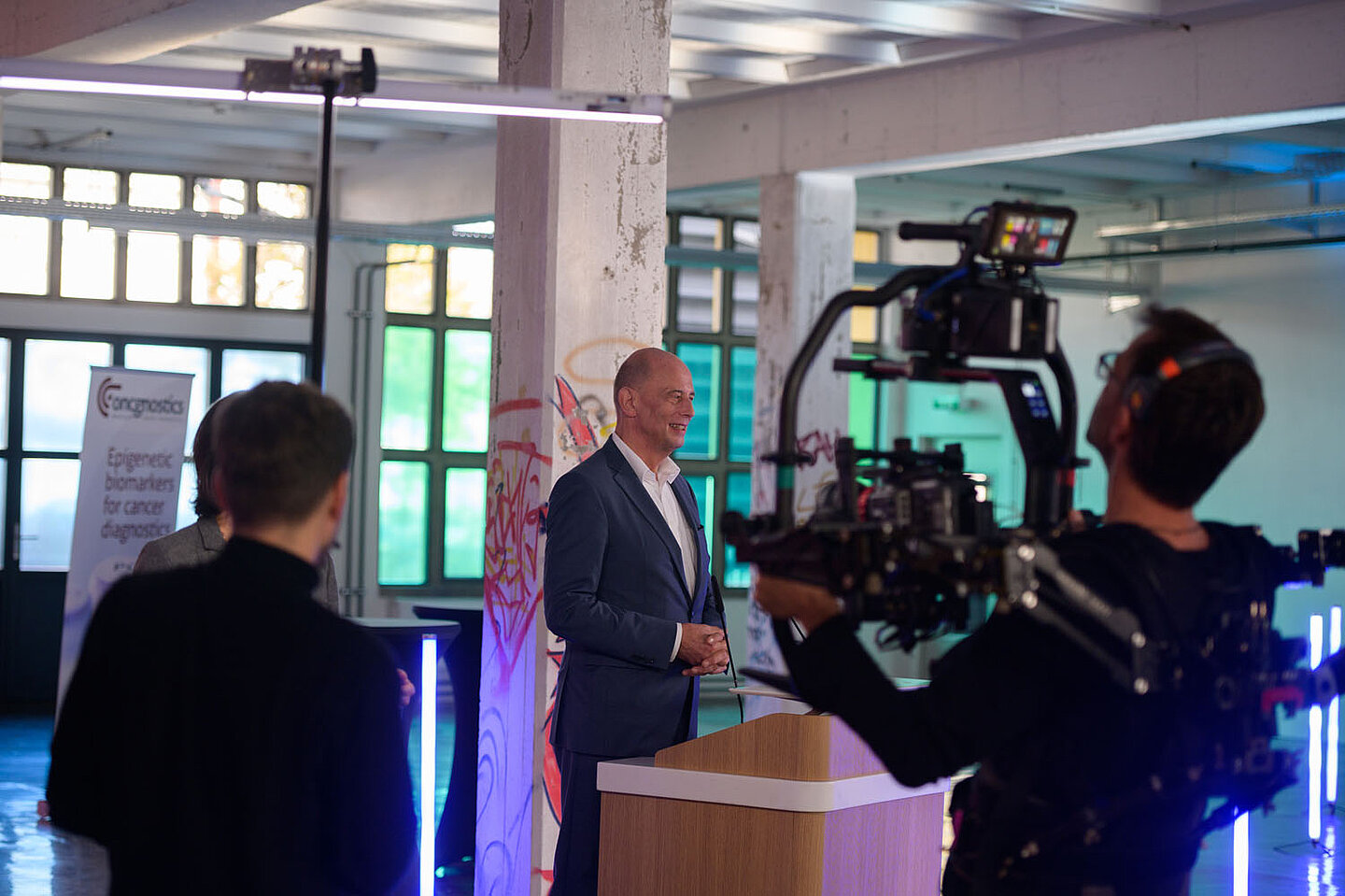 Minister Wolfgang Tiefensee im Livestream der EFRE Jahresveranstaltung 2022