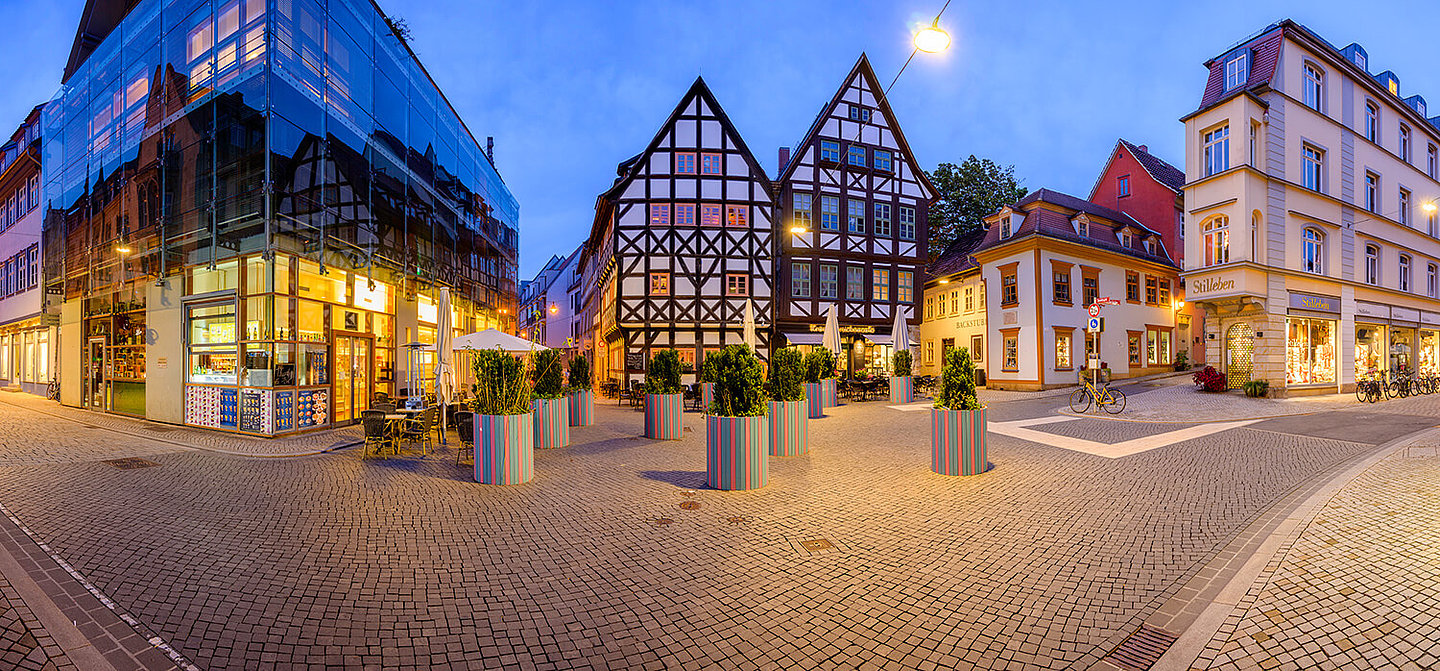 Night panorama from Benediktsplatz