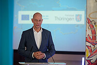 Begrüßung durch Minister Wolfgang Tiefensee, TMWWDG